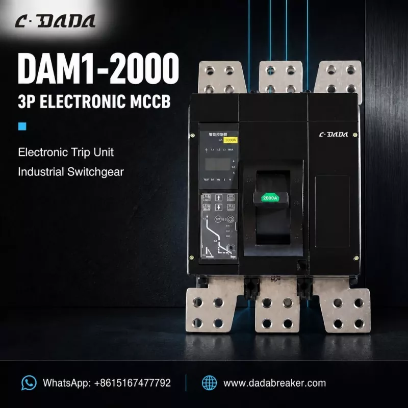 DAM1-2000 3P Elektroniese MCCB vir industriële skakeltoestelle | C·DADA Elektries